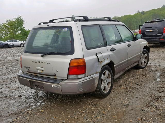 JF1SF6557YH729002 - 2000 SUBARU FORESTER S TAN photo 4