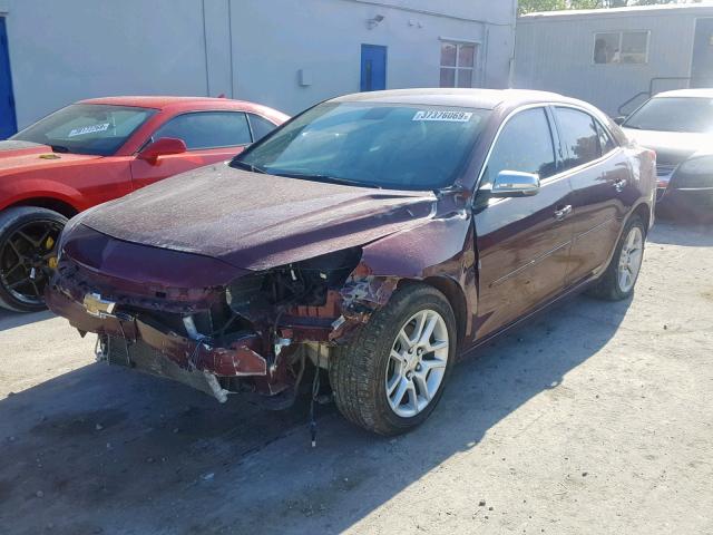 1G11C5SA8GF139890 - 2016 CHEVROLET MALIBU LIM BURGUNDY photo 2