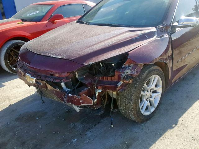 1G11C5SA8GF139890 - 2016 CHEVROLET MALIBU LIM BURGUNDY photo 9