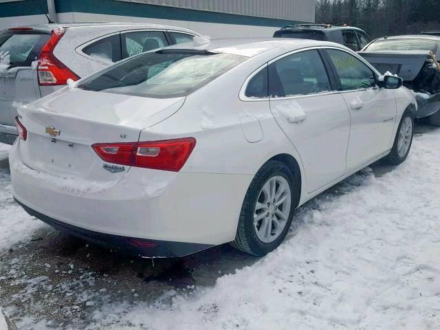 1G1ZE5ST4GF263315 - 2016 CHEVROLET MALIBU LT WHITE photo 4