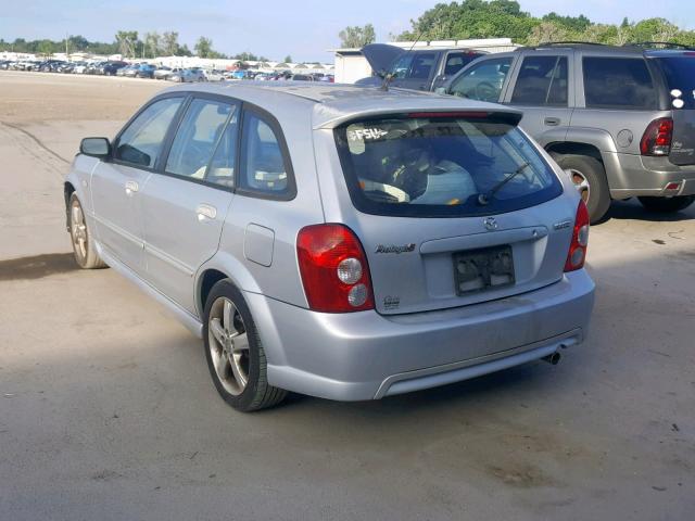 JM1BJ245831212277 - 2003 MAZDA PROTEGE PR SILVER photo 3