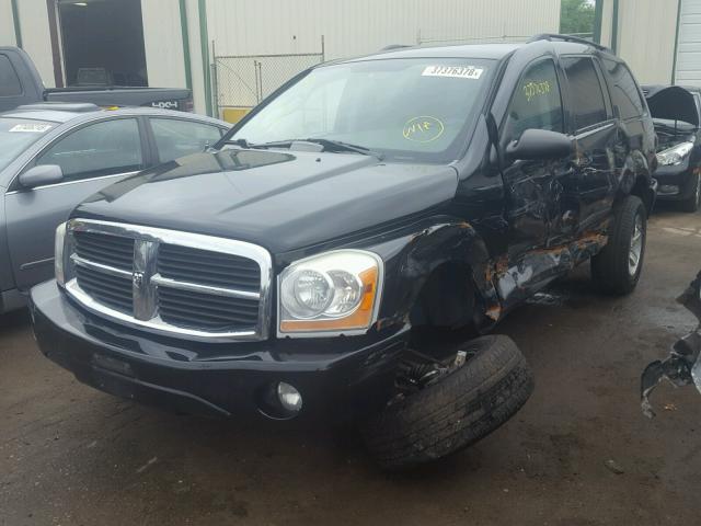 1D4HB48N56F118915 - 2006 DODGE DURANGO SL BLACK photo 2