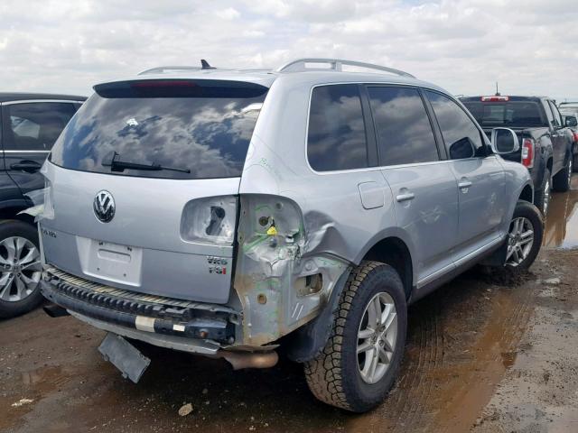 WVGBE77L18D037464 - 2008 VOLKSWAGEN TOUAREG 2 SILVER photo 4