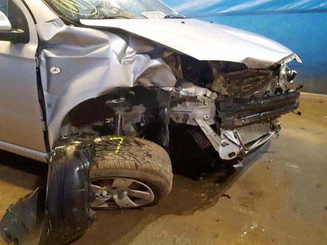 KL1TD56678B157736 - 2008 CHEVROLET AVEO BASE Gümüş foto 9