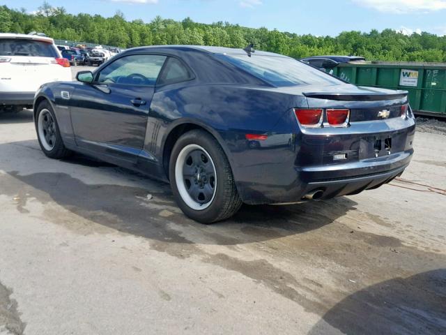 2G1FA1E39D9124594 - 2013 CHEVROLET CAMARO LS BLUE photo 3