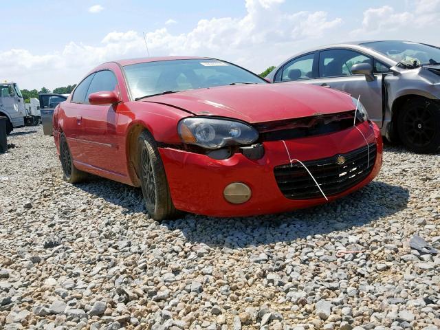 4C3AG52H83E107582 - 2003 CHRYSLER SEBRING LX RED photo 1