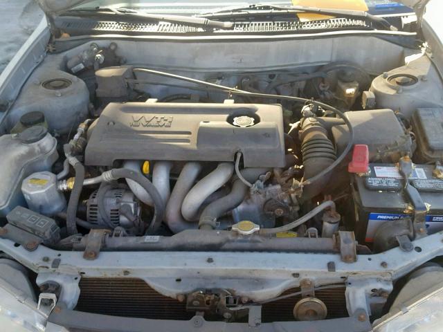 1Y1SK52822Z402146 - 2002 CHEVROLET GEO PRIZM SILVER photo 7