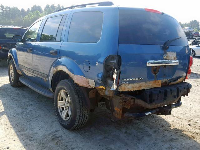 1D4HB48D14F195902 - 2004 DODGE DURANGO SL BLUE photo 3