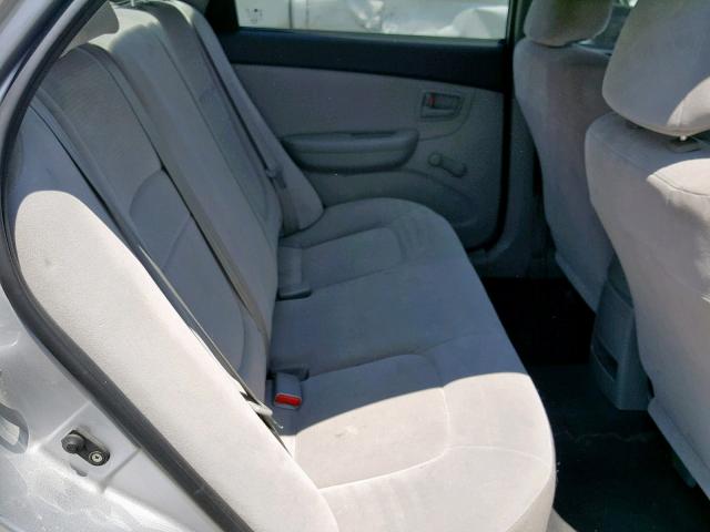 KNAFE121685578932 - 2008 KIA SPECTRA EX SILVER photo 6