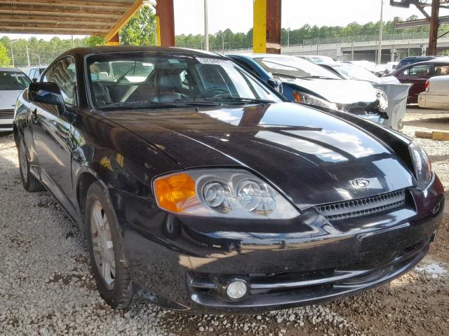 KMHHM65D73U067676 - 2003 HYUNDAI TIBURON BLACK photo 1