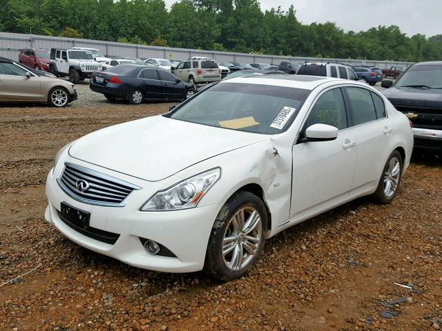 JN1CV6AR3FM520891 - 2015 INFINITI Q40 WHITE photo 2