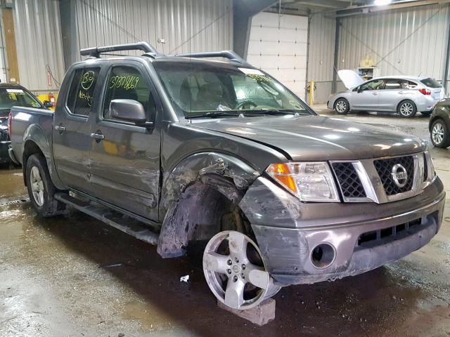 1N6AD07W65C455859 - 2005 NISSAN FRONTIER C GRAY photo 1