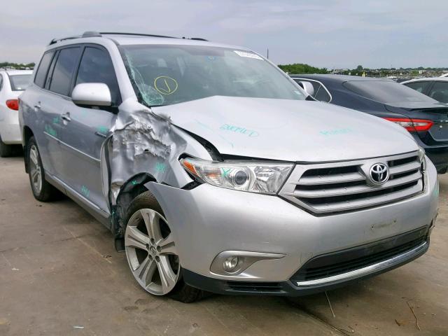 5TDYK3EH3DS128720 - 2013 TOYOTA HIGHLANDER SILVER photo 1