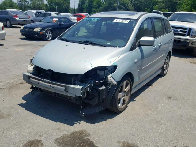 JM1CR293560127086 - 2006 MAZDA 5 TEAL photo 2