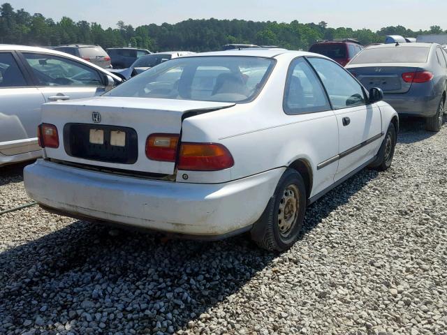 2HGEJ2128SH577910 - 1995 HONDA CIVIC DX WHITE photo 4