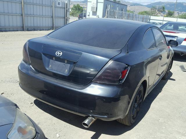 JTKDE167X80273464 - 2008 TOYOTA SCION TC შავი ფოტო 4