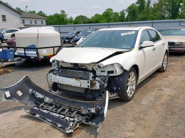 1G1ZE5E02CF209815 - 2012 CHEVROLET MALIBU LTZ თეთრი ფოტო 2