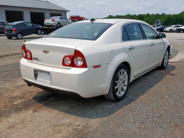 1G1ZE5E02CF209815 - 2012 CHEVROLET MALIBU LTZ თეთრი ფოტო 4