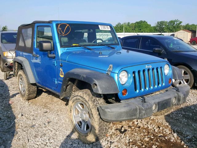 1J4AA2D13AL108641 - 2010 JEEP WRANGLER S ლურჯი ფოტო 1