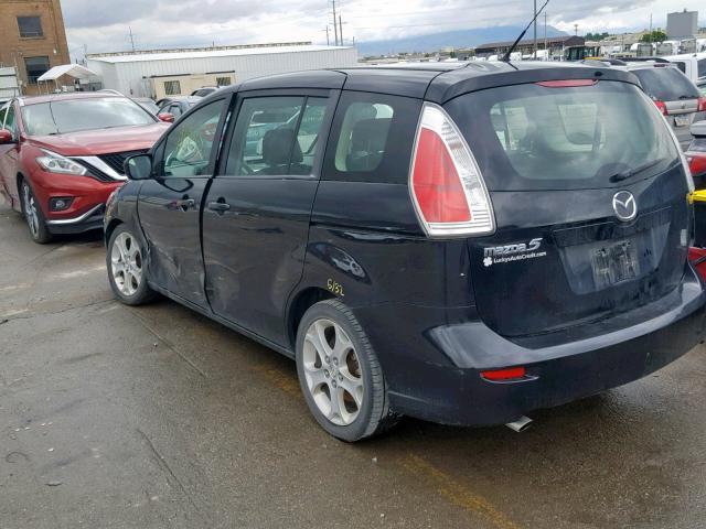 JM1CR2WL7A0367365 - 2010 MAZDA 5 BLACK photo 3