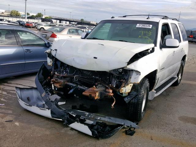 1GKEK63U63J272458 - 2003 GMC YUKON DENA WHITE photo 2