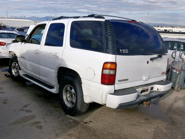 1GKEK63U63J272458 - 2003 GMC YUKON DENA WHITE photo 3