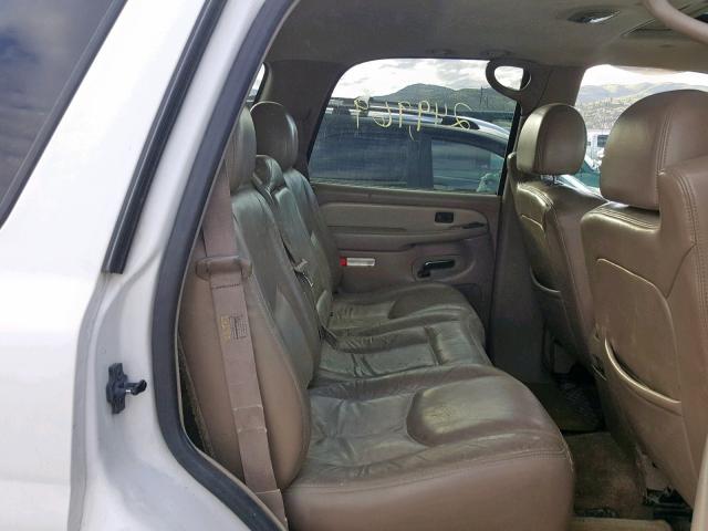 1GKEK63U63J272458 - 2003 GMC YUKON DENA WHITE photo 6