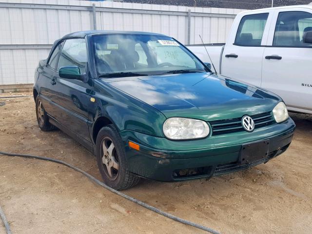 3VWDC21V3YM805298 - 2000 VOLKSWAGEN CABRIO GLS GREEN photo 1