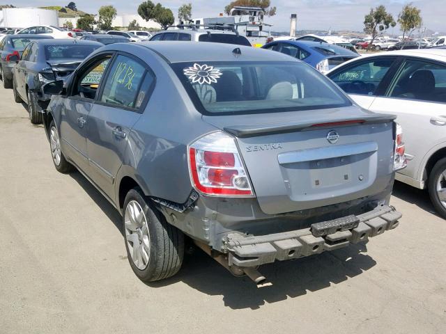 3N1AB6AP6BL710719 - 2011 NISSAN SENTRA 2.0 SILVER photo 3