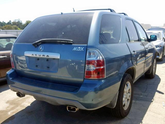 2HNYD188X5H517746 - 2005 ACURA MDX TOURIN TEAL photo 4