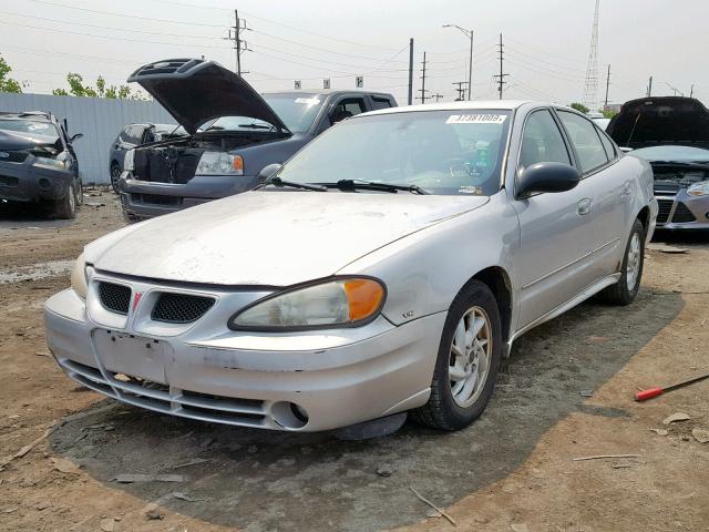 1G2NF52E73C141360 - 2003 PONTIAC GRAND AM S SILVER photo 2