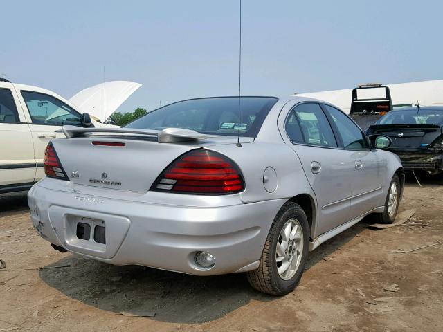 1G2NF52E73C141360 - 2003 PONTIAC GRAND AM S SILVER photo 4