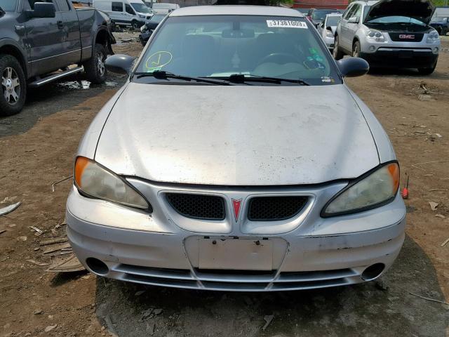 1G2NF52E73C141360 - 2003 PONTIAC GRAND AM S SILVER photo 9