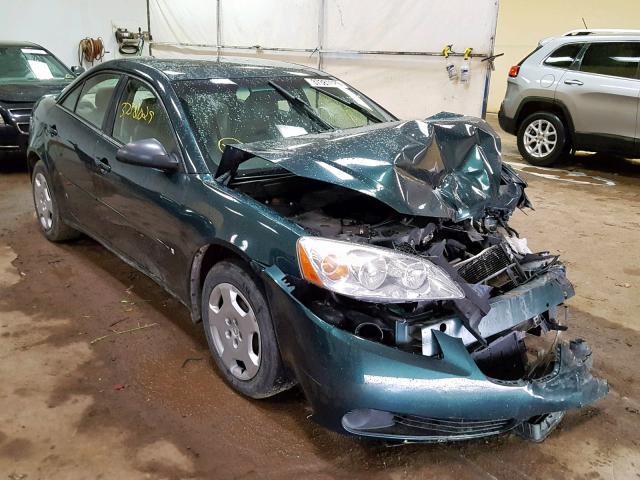 1G2ZF58B974192597 - 2007 PONTIAC G6 VALUE L GREEN photo 1