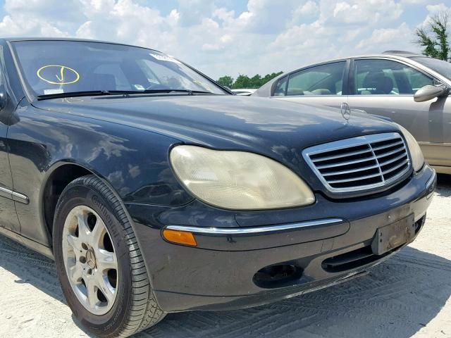 WDBNG75J52A224713 - 2002 MERCEDES-BENZ S 500 BLACK photo 9