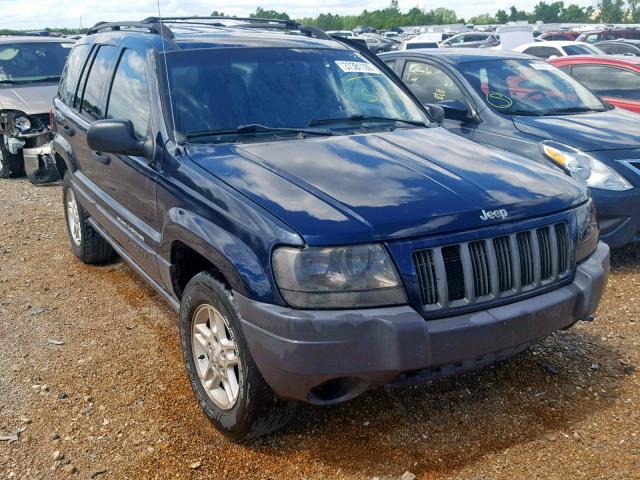 1J4GW48S64C427188 - 2004 JEEP GRAND CHER BLUE photo 1