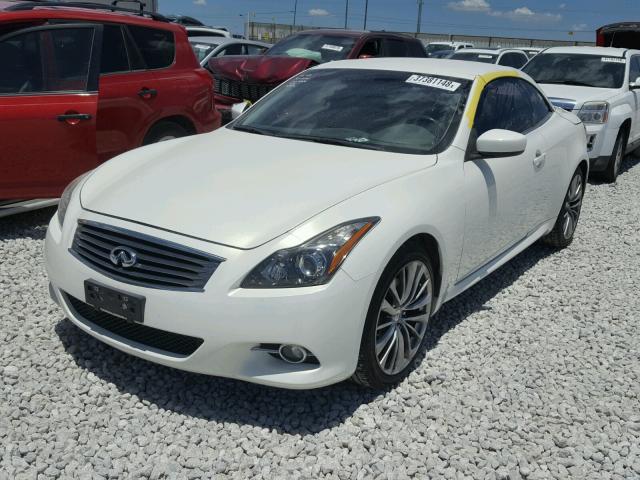 JN1CV6FE5CM200974 - 2012 INFINITI G37 BASE WHITE photo 2