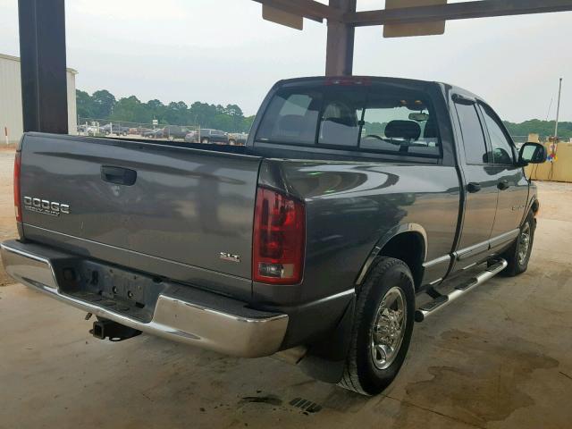 3D7KA28C94G117938 - 2004 DODGE RAM 2500 S ნაცრისფერი ფოტო 4