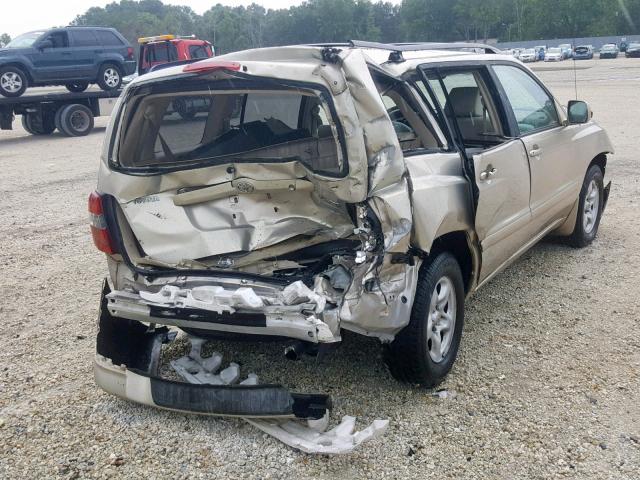 JTEDD21A670168062 - 2007 TOYOTA HIGHLANDER GOLD photo 4