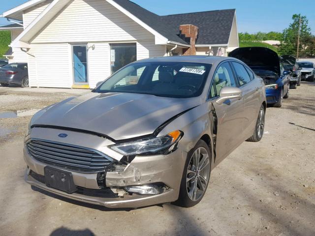 3FA6P0K96HR185299 - 2017 FORD FUSION TIT TAN photo 2