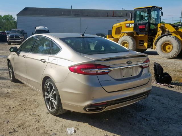 3FA6P0K96HR185299 - 2017 FORD FUSION TIT TAN photo 3