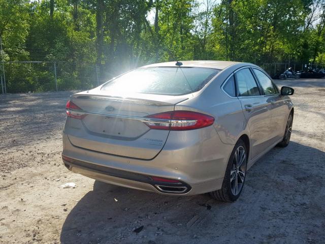 3FA6P0K96HR185299 - 2017 FORD FUSION TIT TAN photo 4