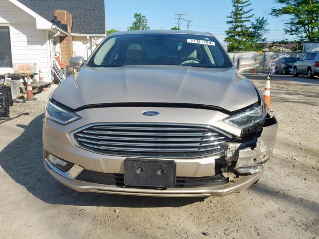 3FA6P0K96HR185299 - 2017 FORD FUSION TIT TAN photo 9