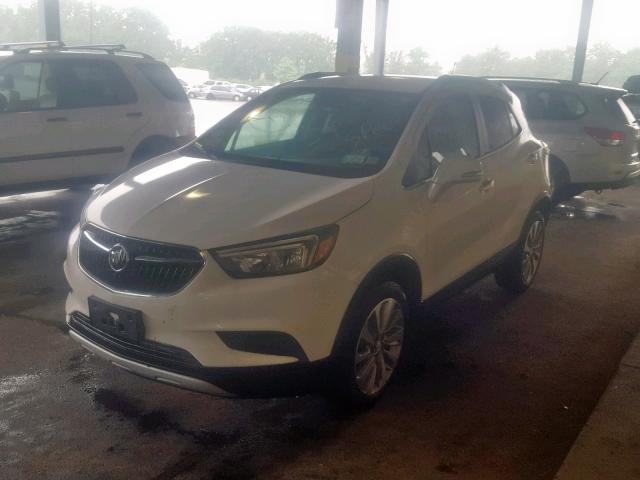 KL4CJESB5HB257168 - 2017 BUICK ENCORE PRE WHITE photo 2