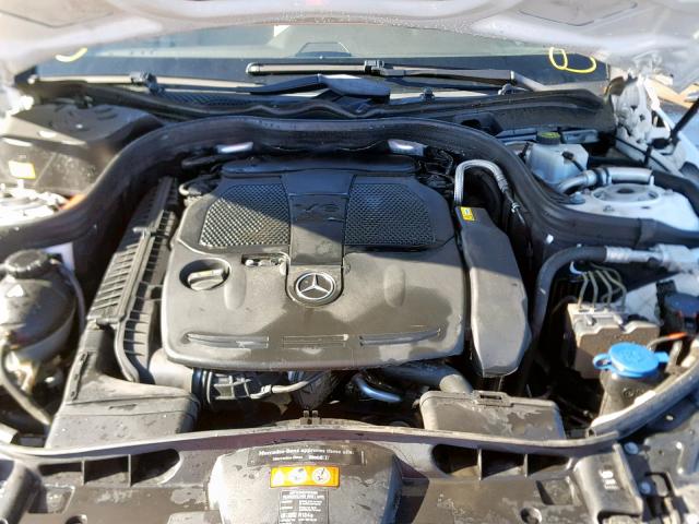 WDDHF5KB3EA904994 - 2014 MERCEDES-BENZ E 350 WHITE photo 7