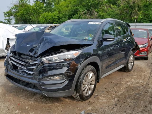 KM8J3CA46JU713800 - 2018 HYUNDAI TUCSON SEL BLACK photo 2