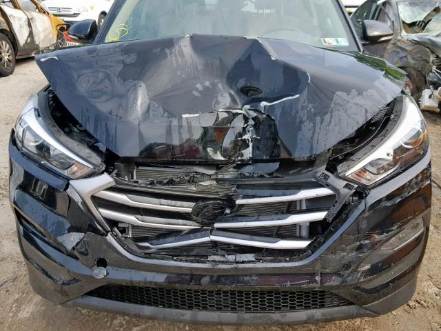 KM8J3CA46JU713800 - 2018 HYUNDAI TUCSON SEL BLACK photo 7