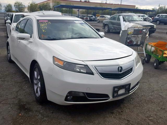 19UUA8F55DA000514 - 2013 ACURA TL TECH WHITE photo 1