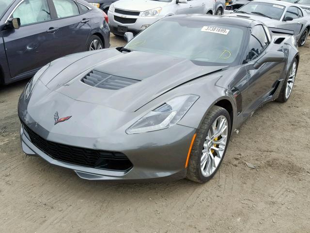 1G1YS2D60F5602876 - 2015 CHEVROLET CORVETTE S GRAY photo 2