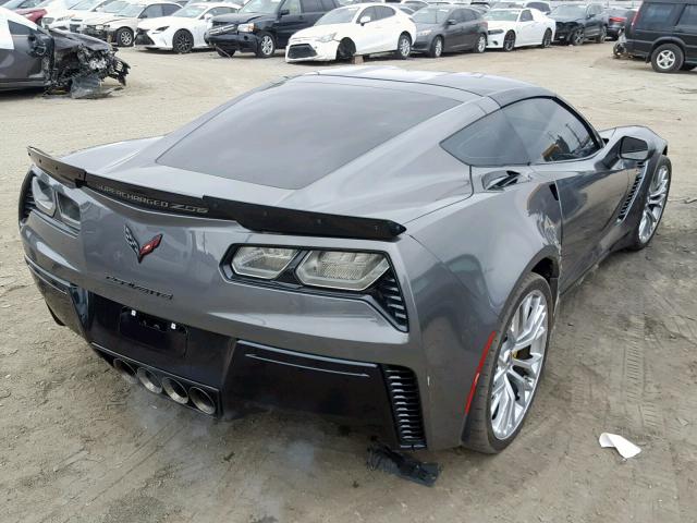 1G1YS2D60F5602876 - 2015 CHEVROLET CORVETTE S GRAY photo 4